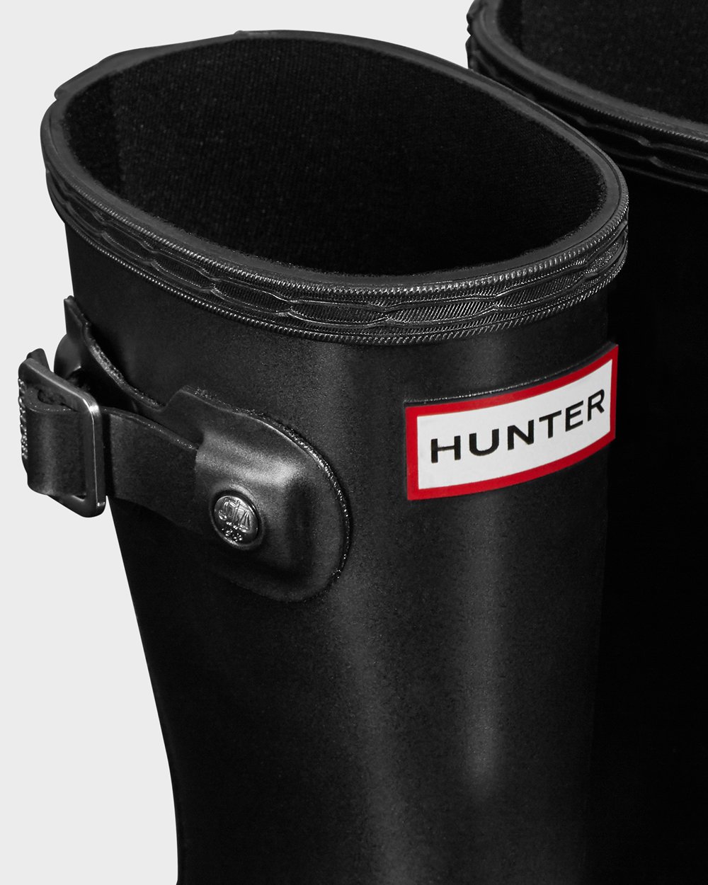 Galochas Hunter Criança Pretas - Original Little Pearlized - 35VFXIHUQ